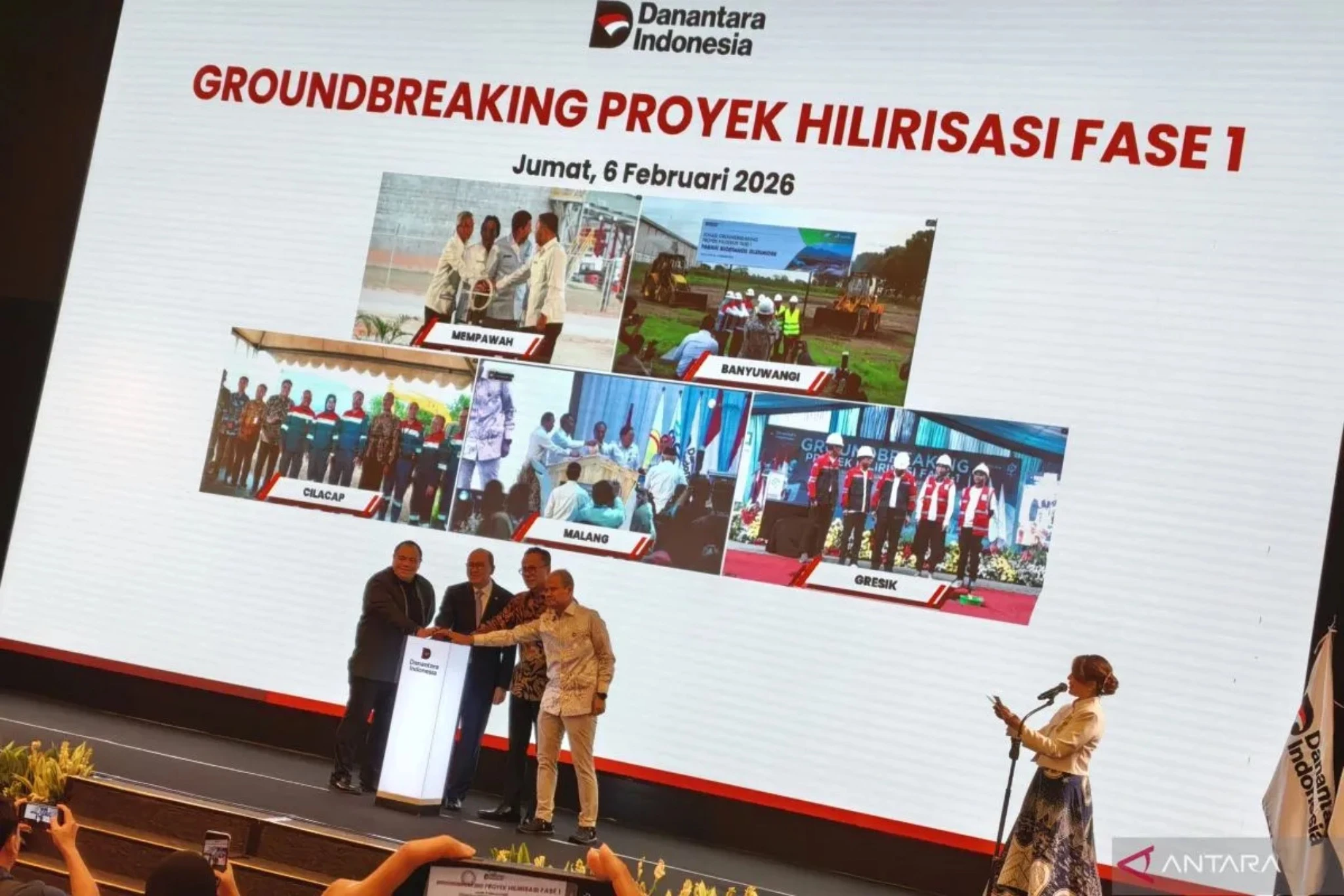 Danantara Groundbreaking 6 Proyek Hilirisasi Senilai US$7 Miliar