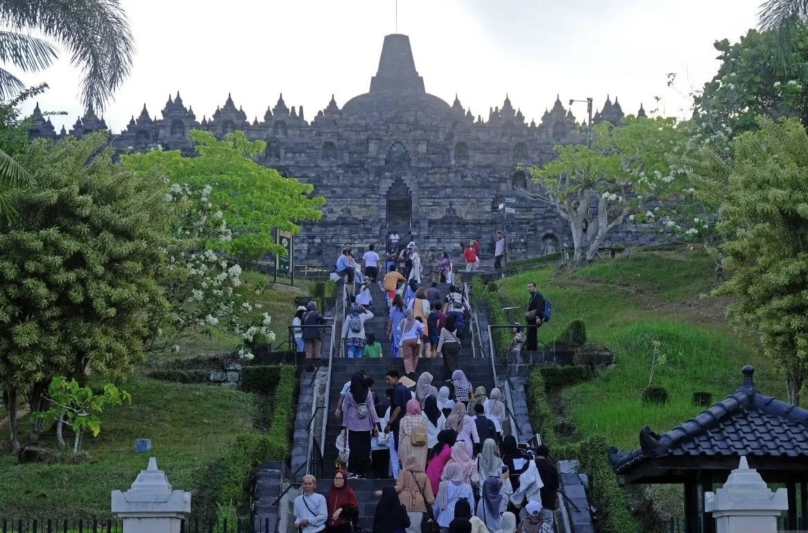 Libur Lebaran, Candi Borobudur Bidik 83.000 Orang Pengunjung