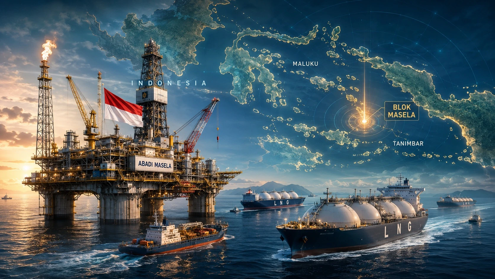 Proyek Masela Diproyeksikan Setor Penerimaan Langsung US$37,8 Miliar ke Kas Negara
