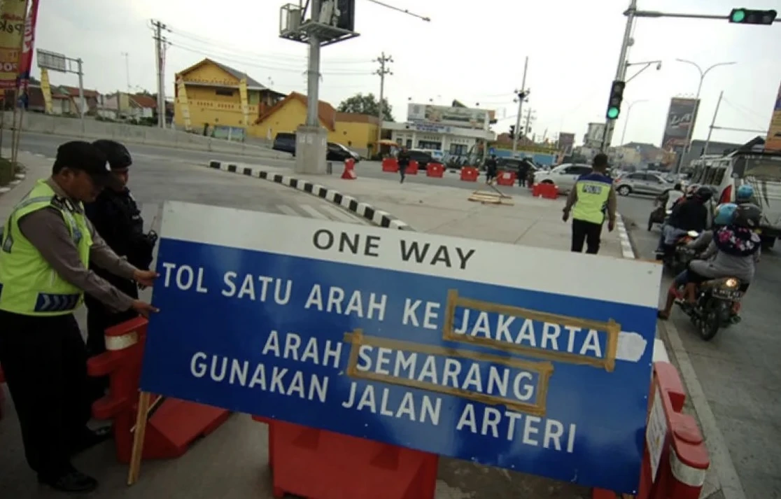 Kebijakan One Way Secara Nasional Diterapkan di Tanggal 18 Maret 2026