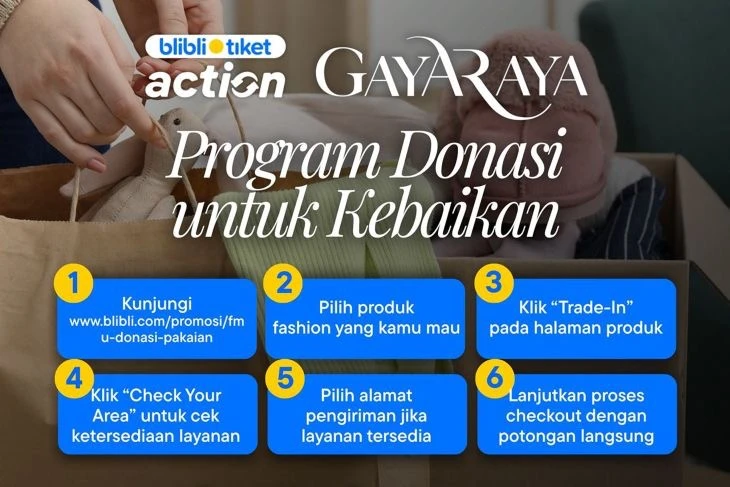 Hari Peduli Sampah di Bulan Ramadan, Blibli Ajak Pelanggan Donasi Pakaian