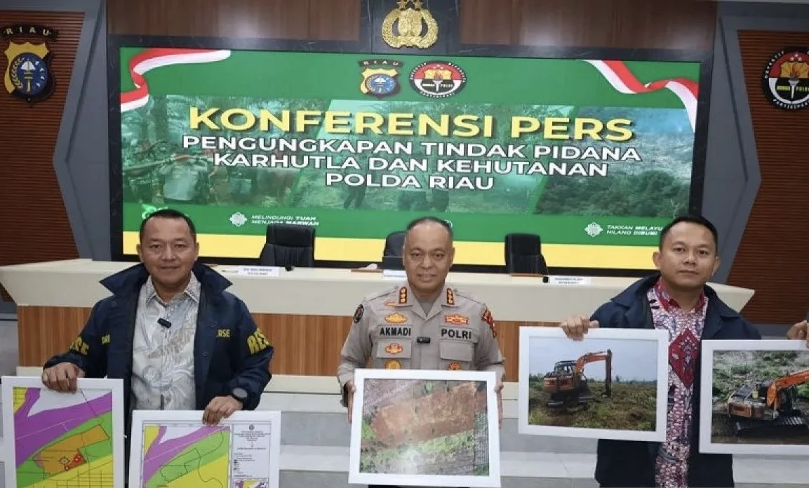 polda riau, tersangka kargutla,