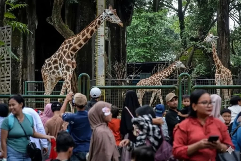 Ragunan Cetak Rekor 135.500 Pengunjung saat HUT ke-499 Jakarta