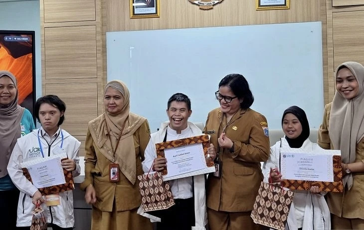 Puskesmas Cilandak Gelar Magang Kerja Anak Down Syndrome