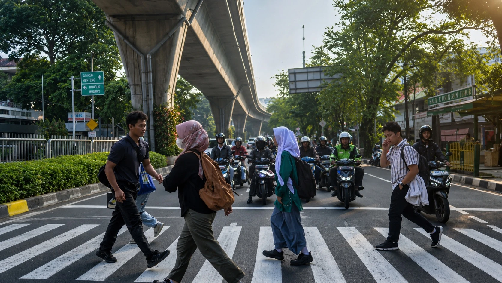 Zebra Cross Dinilai Lebih Mendesak daripada JPO di Sejumlah Ruas Jakarta
