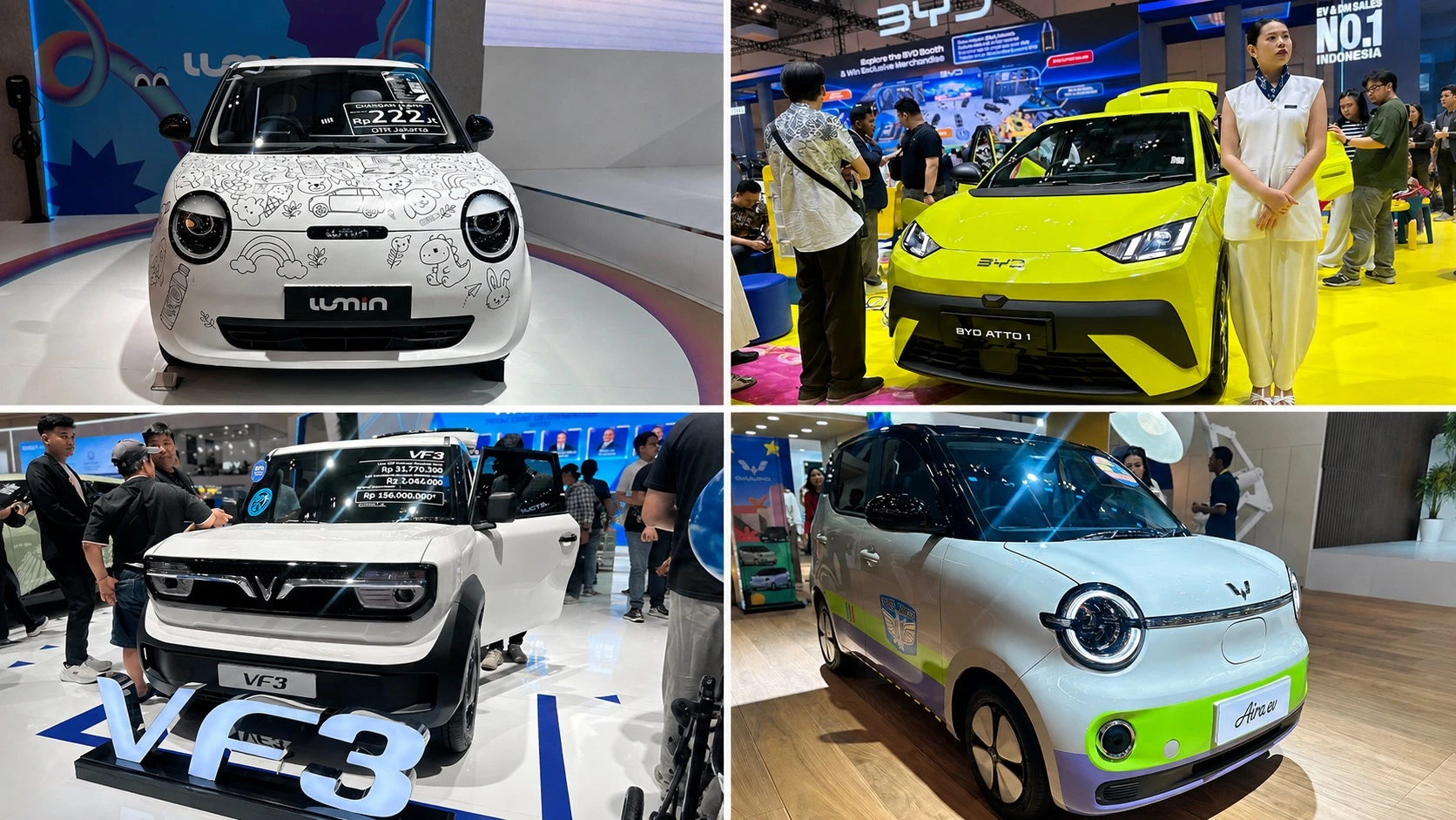Simak Mobil - Mobil Listrik di Bawah Rp200 Juta yang Mejeng di GIIAS 2026