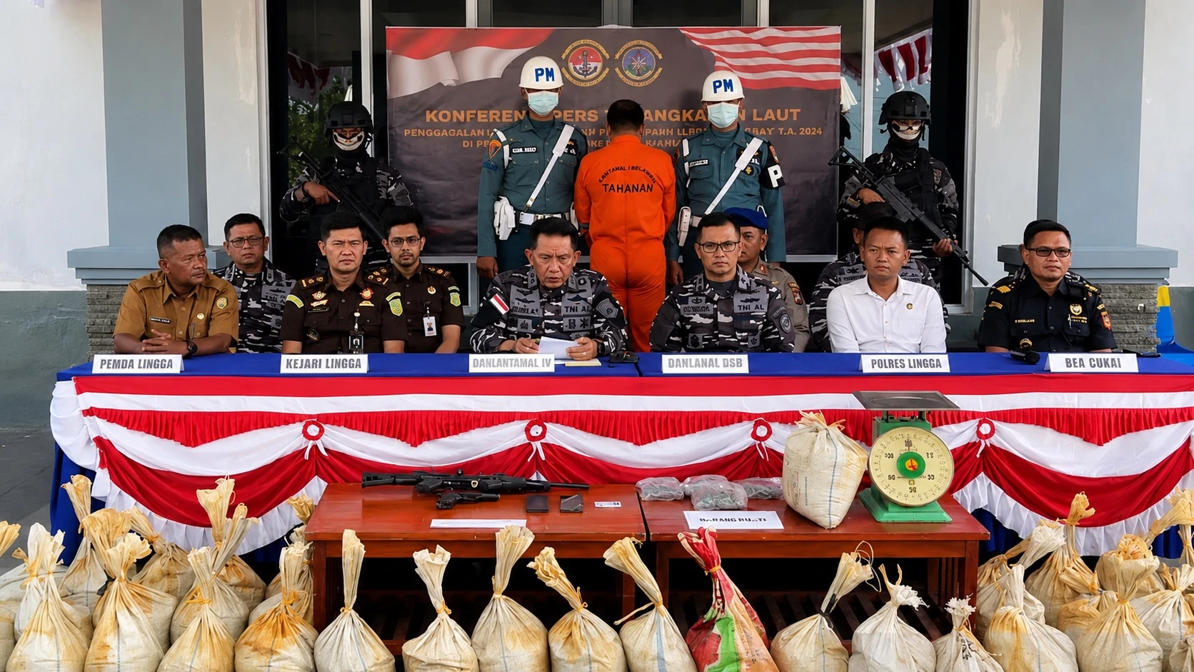 TNI AL Bongkar Penyelundupan Pasir Timah Rp1,3 Miliar