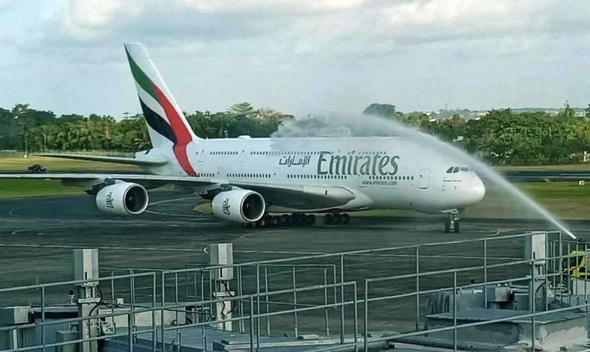 Airbus A380 Emirates Mendarat Perdana di Soetta pada 8 Agustus