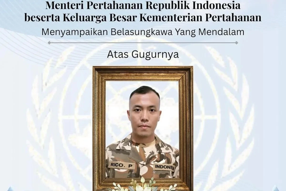 Indonesia Kembali Desak PBB Gelar Investigasi Gugurnya Prajurit TNI di Lebanon