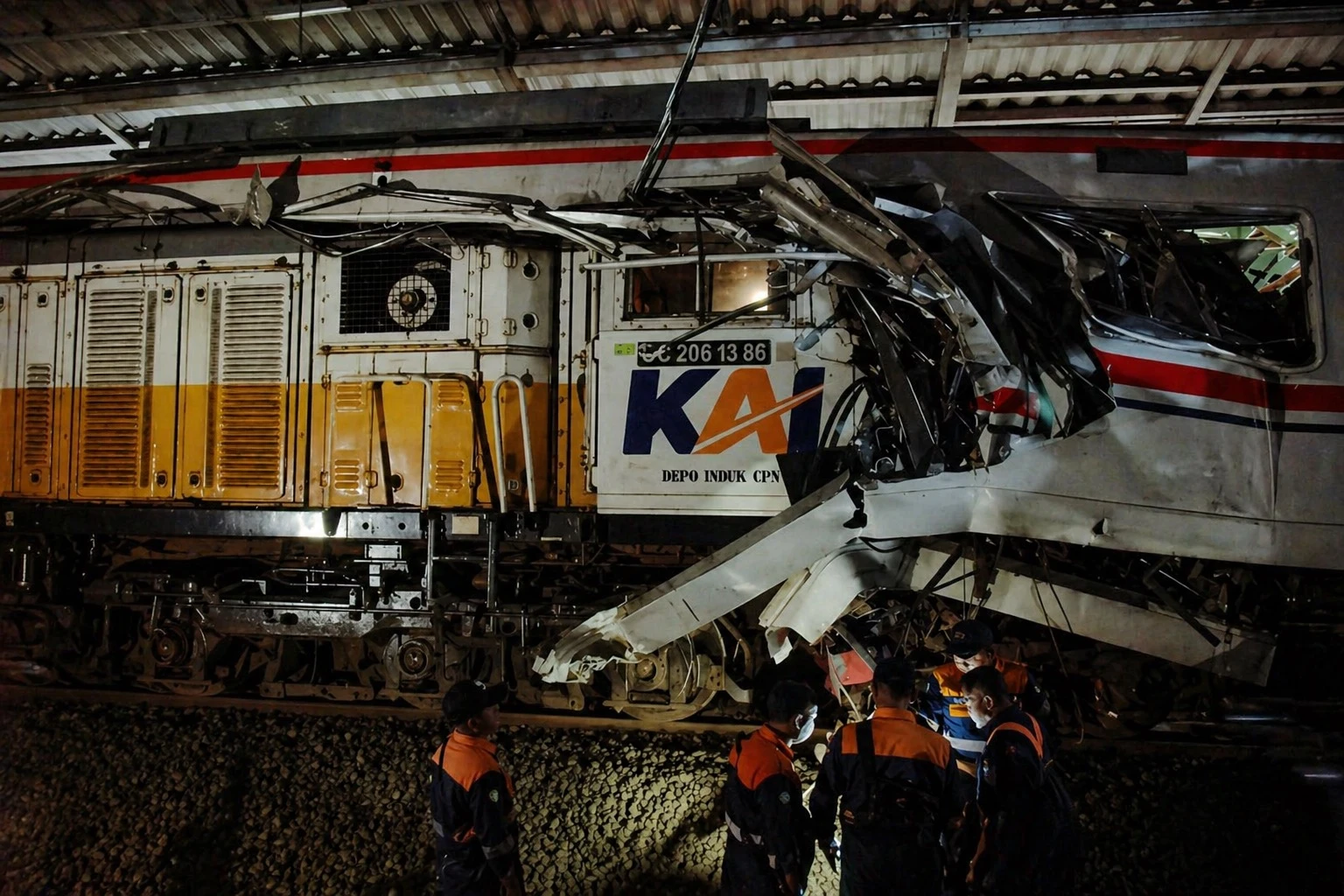 KNKT: Masinis KA Argo Bromo Sudah Ngerem 1,3 Km Sebelum Tabrakan
