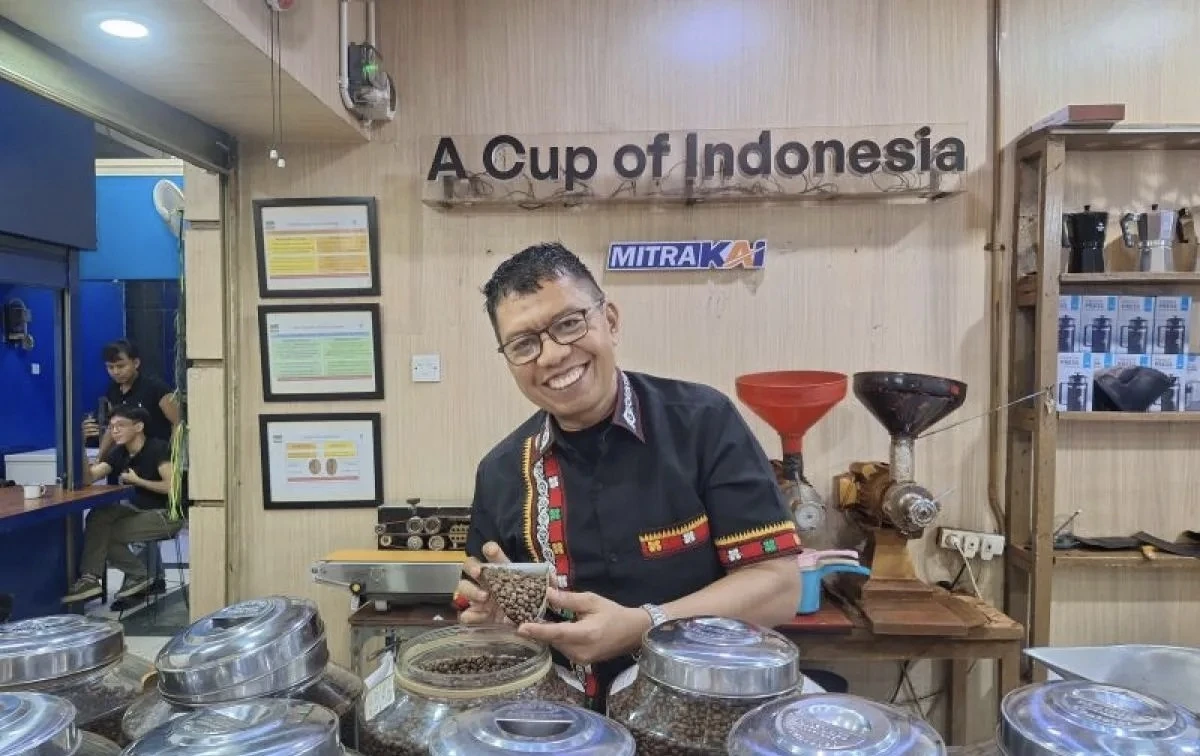 kios kopi pasar santa