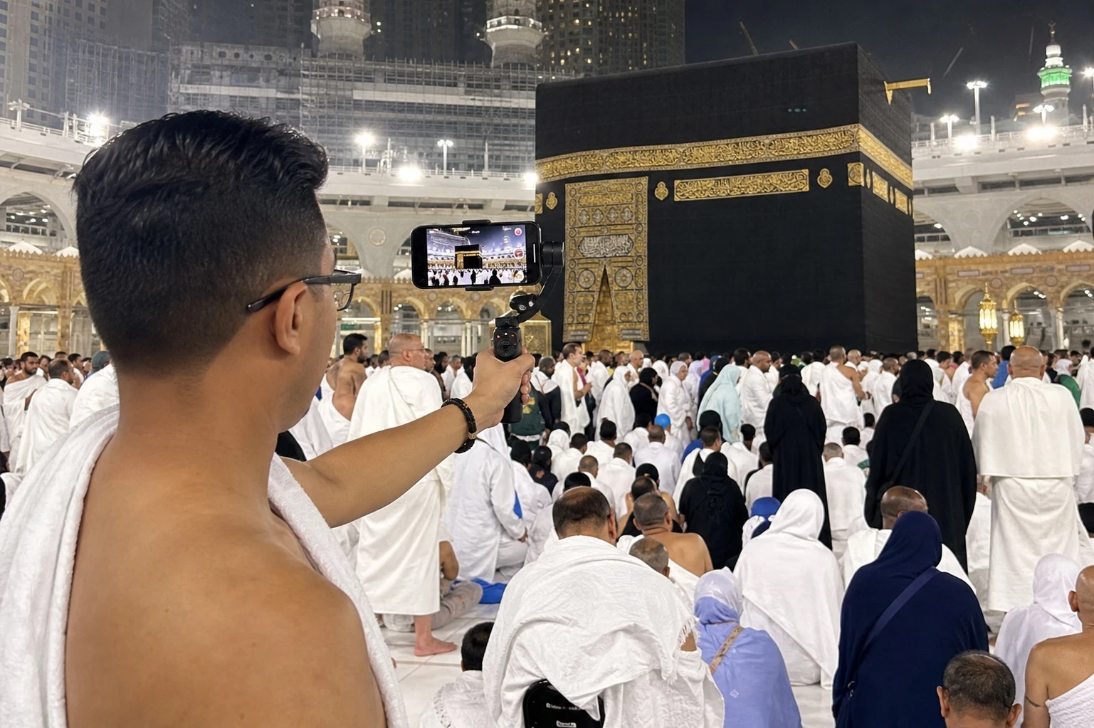 jamaah haji ngonten, media sosial