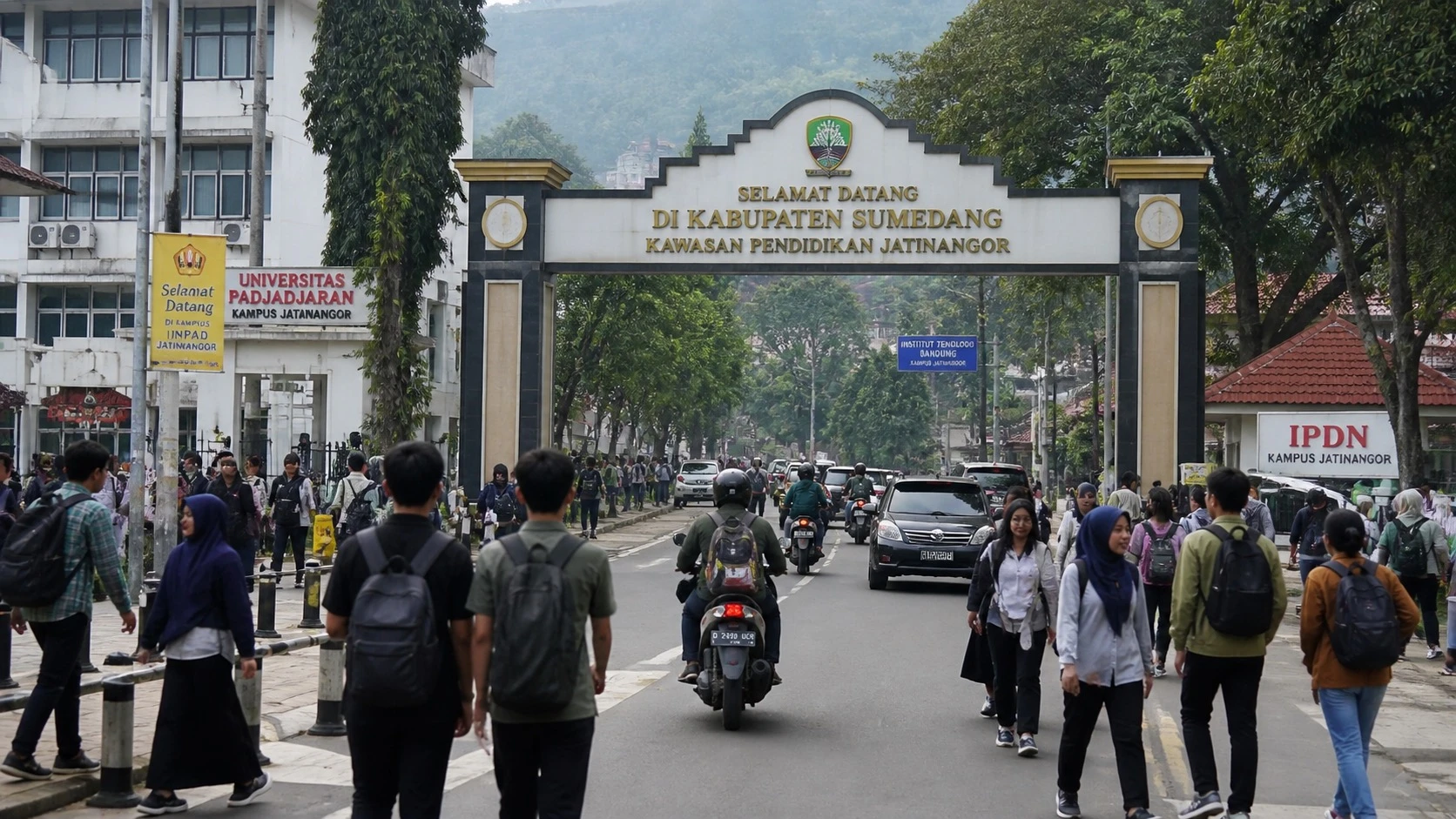 Kawasan pendidikan di Jatinangor, Sumedang