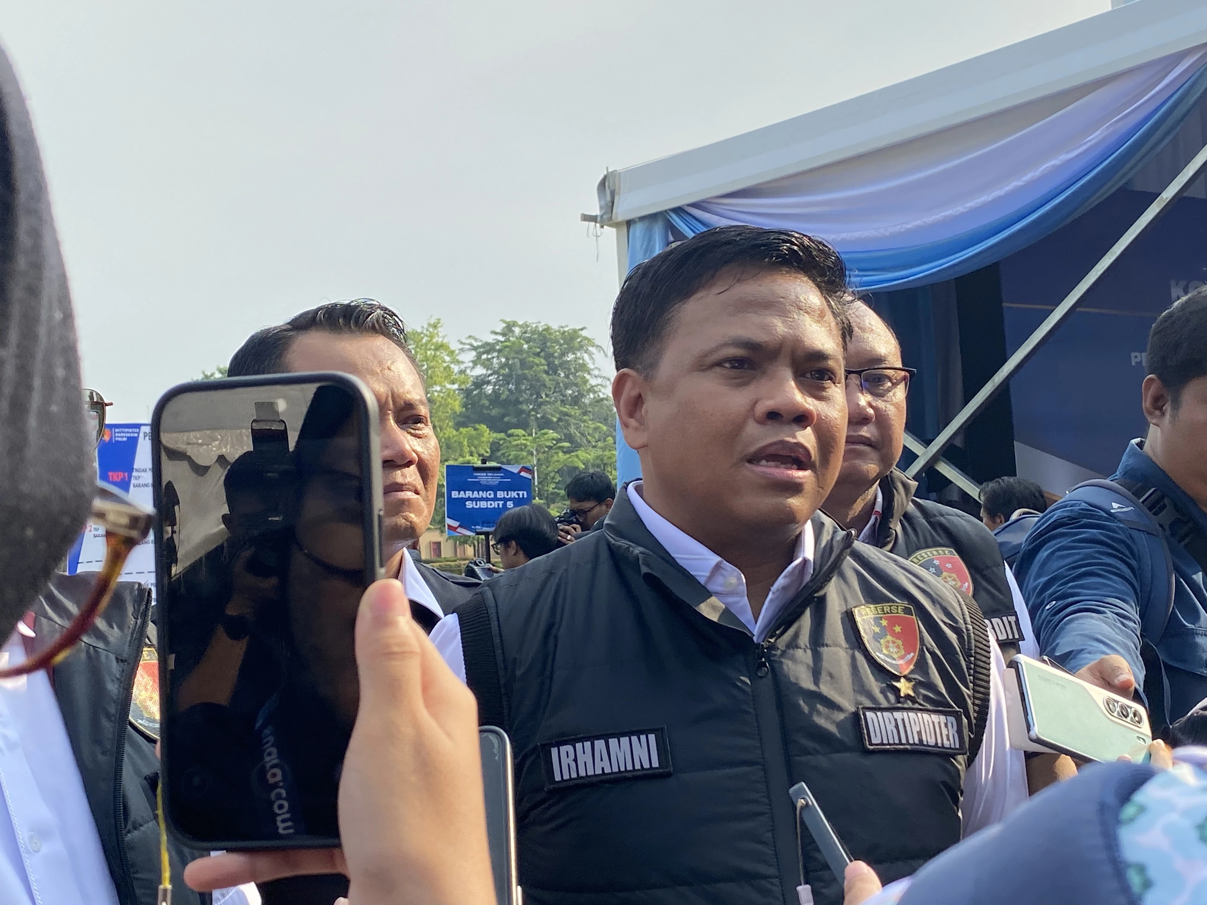 Direktur Tindak Pidana Tertentu Bareskrim Polri Brigjen Pol. M. Irhamni