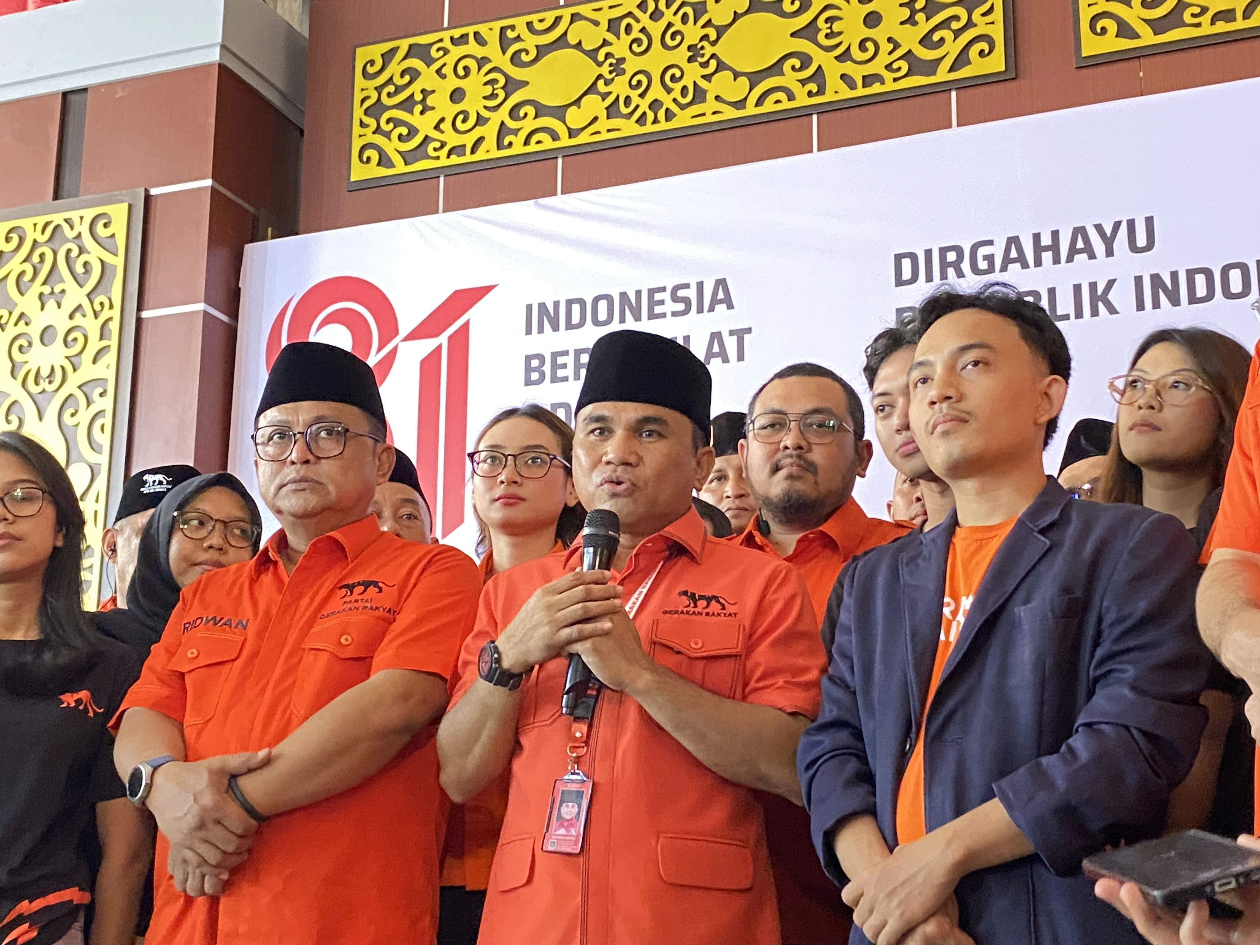Ketua Umum Partai Gerakan Rakyat, Sahrin Hamid