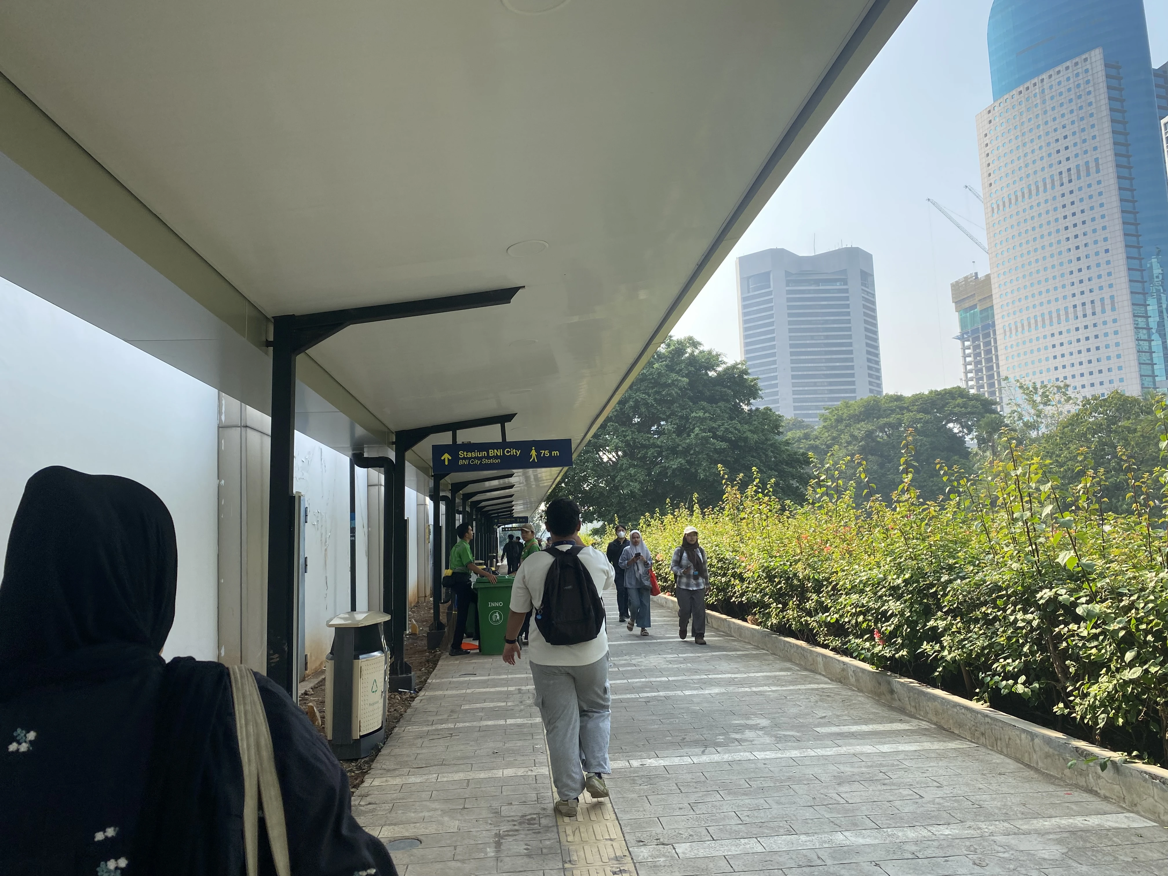 Jalan integrasi Stasiun Karet - Stasiun Sudirman Baru BNI City
