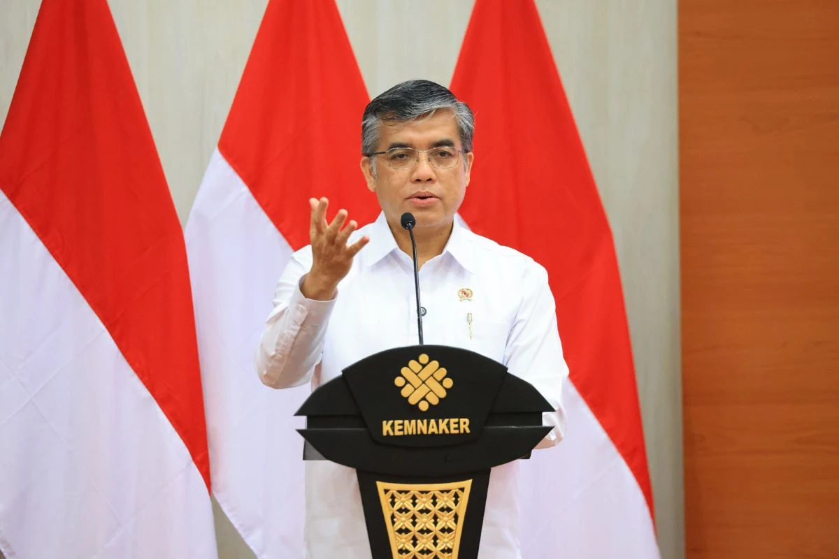 Menteri Ketenagakerjaan (Menaker) Yassierli
