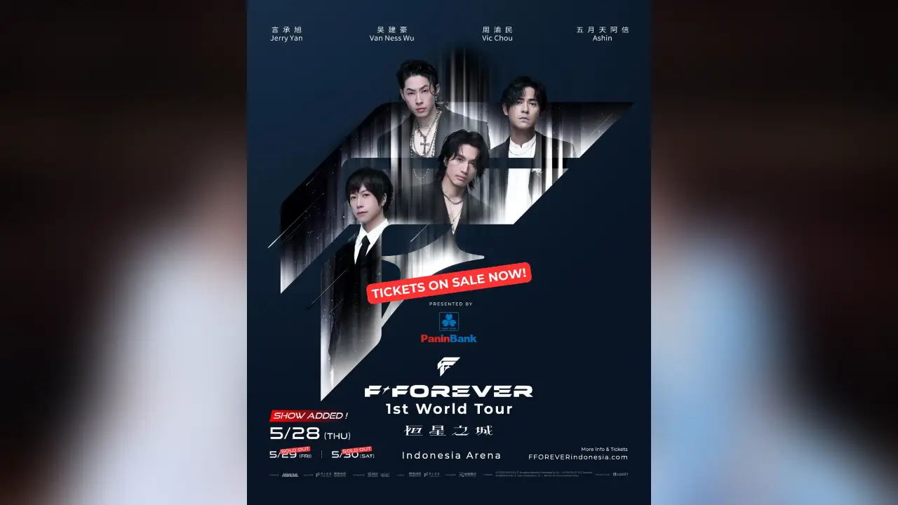 Konser F4 Jakarta Malam Ini, Berikut Deretan Lagu Hits Eks Meteor Garden Wajib Hafal