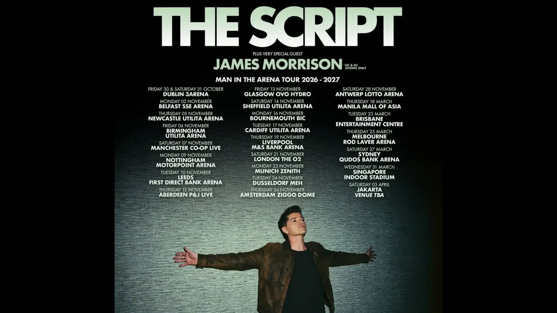 The Script Gelar Konser di GBK Jakarta 3 April 2027