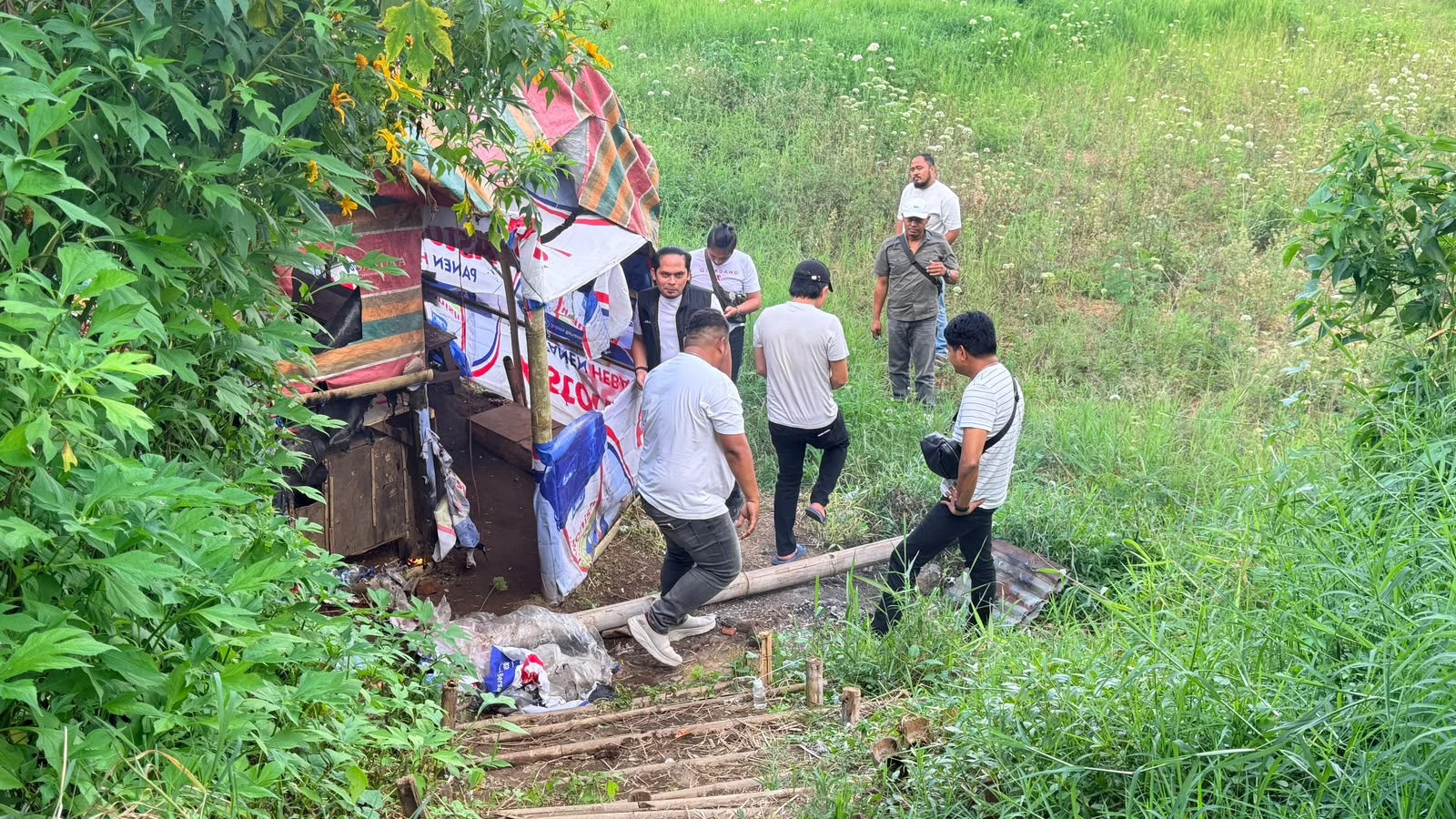 Polisi Gerebek Barak yang Diguga Jadi Tempat Nyabu di Kabupaten Karo