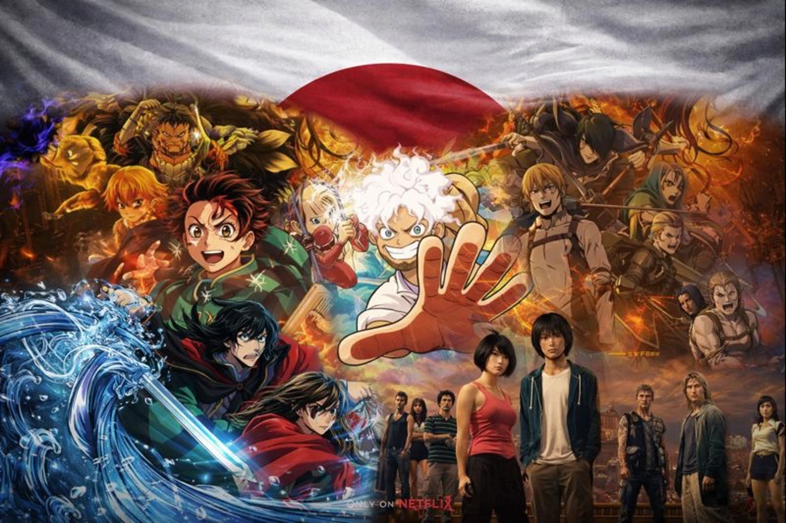 Top 10 Film dan Serial Jepang di Netflix 2025: One Piece dan Demon Slayer Masuk Daftar