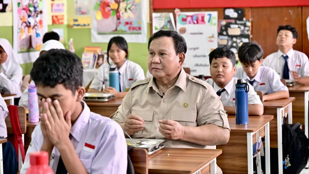 Puji Menu MBG Garapan SPPG Polri, Prabowo: Makanannya Tidak Kalah dengan Restoran Jepang