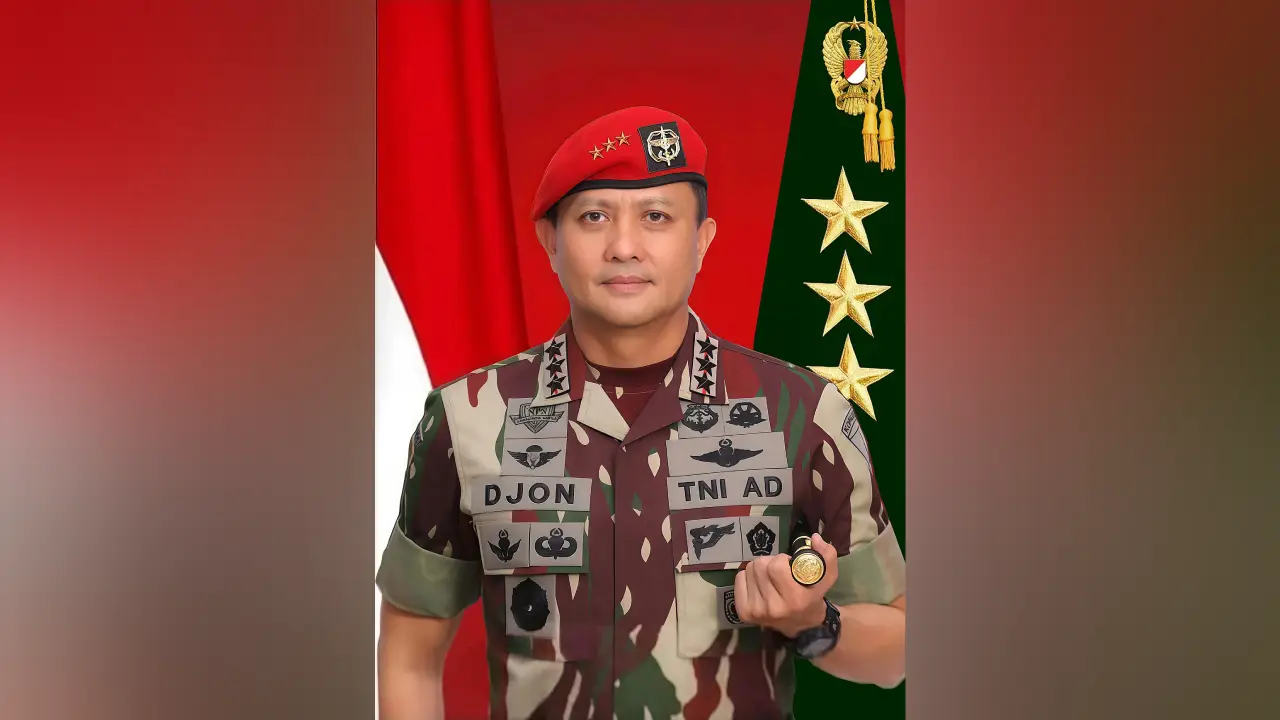 Siapa Letjen TNI Djon Afriandi? Ini Profil Lengkap Pangkopassus Peraih Adhi Makayasa