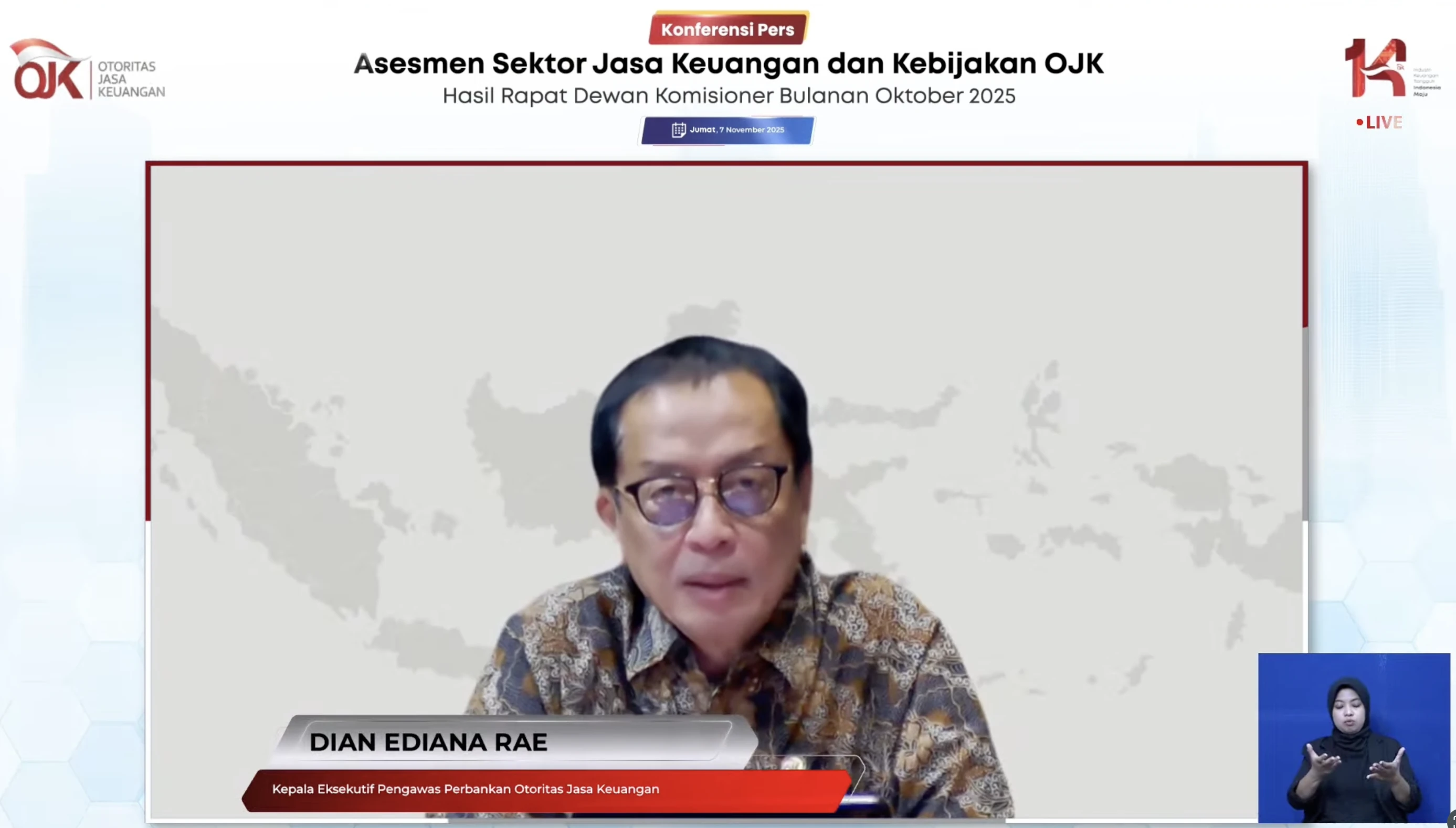 OJK Catat Kinerja Perbankan Tetap Stabil, Kredit Tumbuh 7,70%