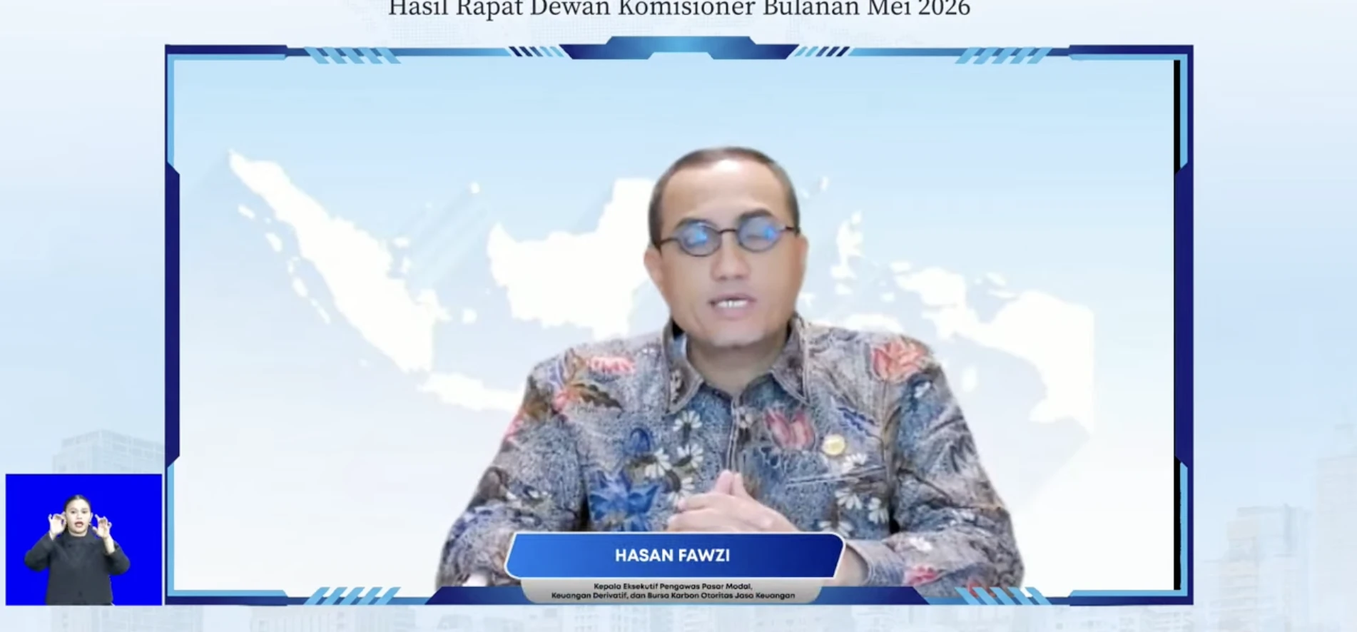 OJK Sebut Fundamental Pasar Modal Indonesia Tetap Positif dan Likuid