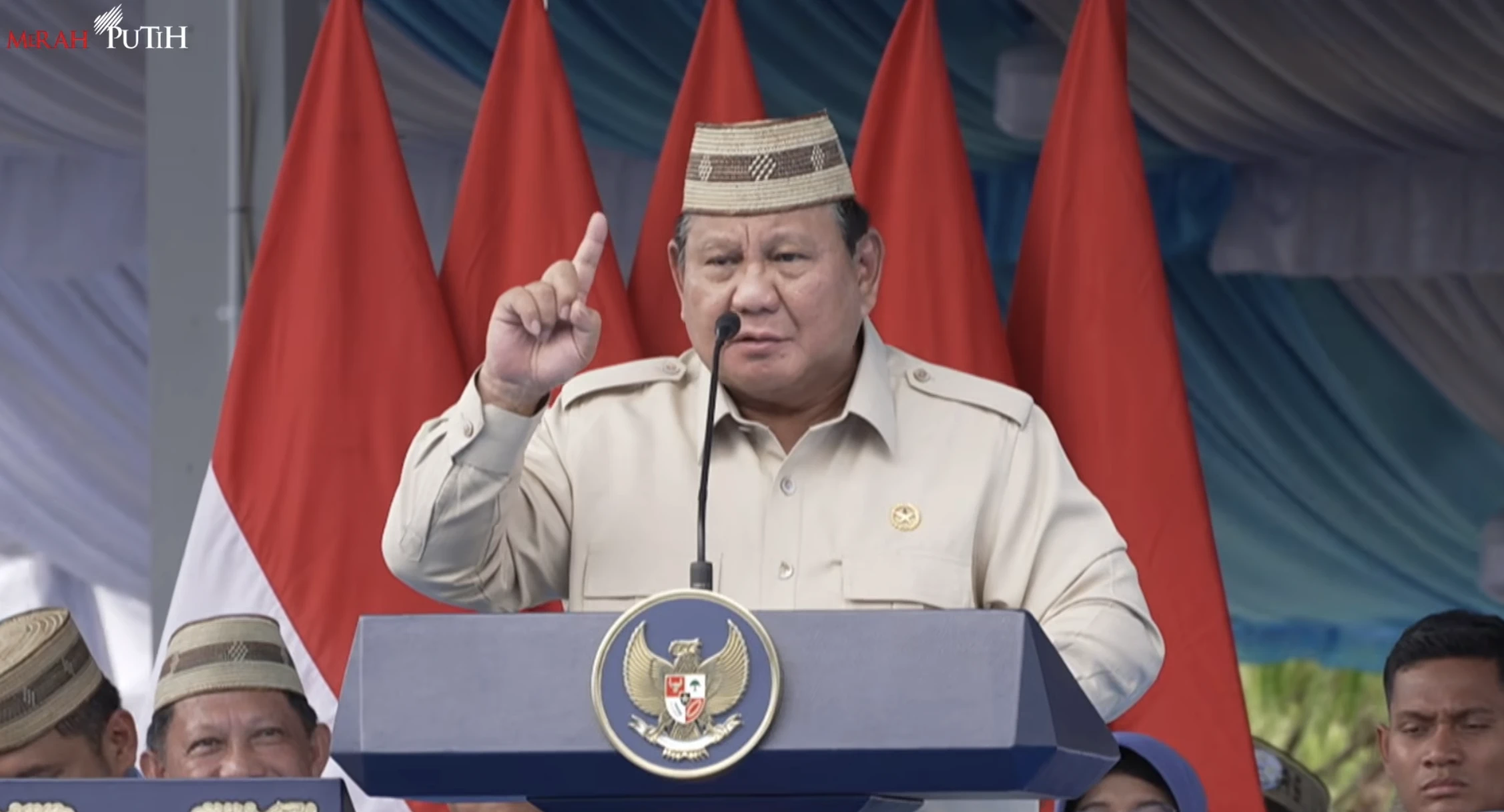 Prabowo Hadiri Puncak PENAS KTNA XVII di Gorontalo
