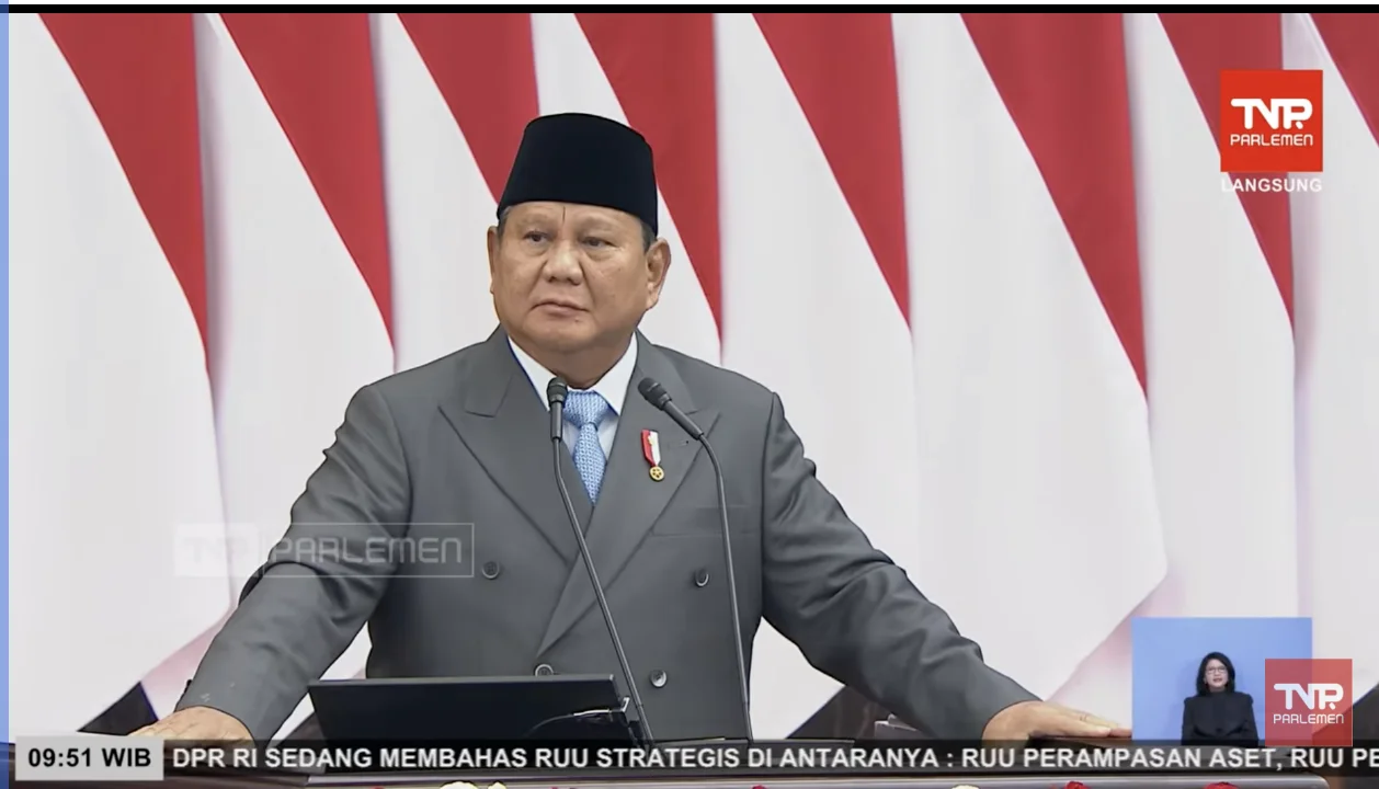 Presiden Prabowo Subianto, sidang tahunan mpr