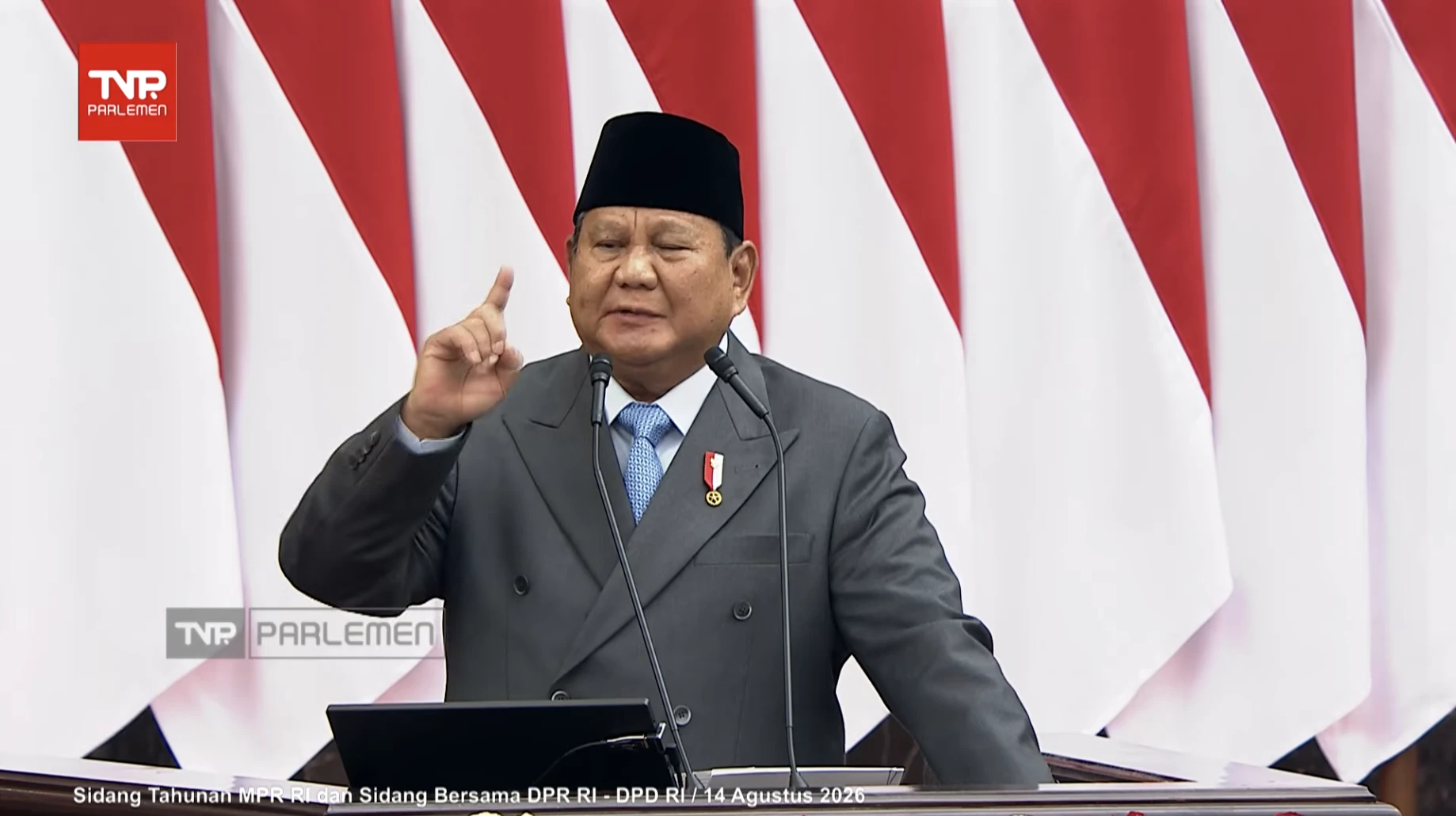 prabowo subianto, sidang tahunan mpr ri 2026