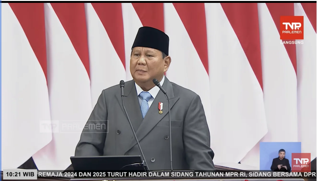 prabowo subianto, sidang tahunan mpr ri 2026