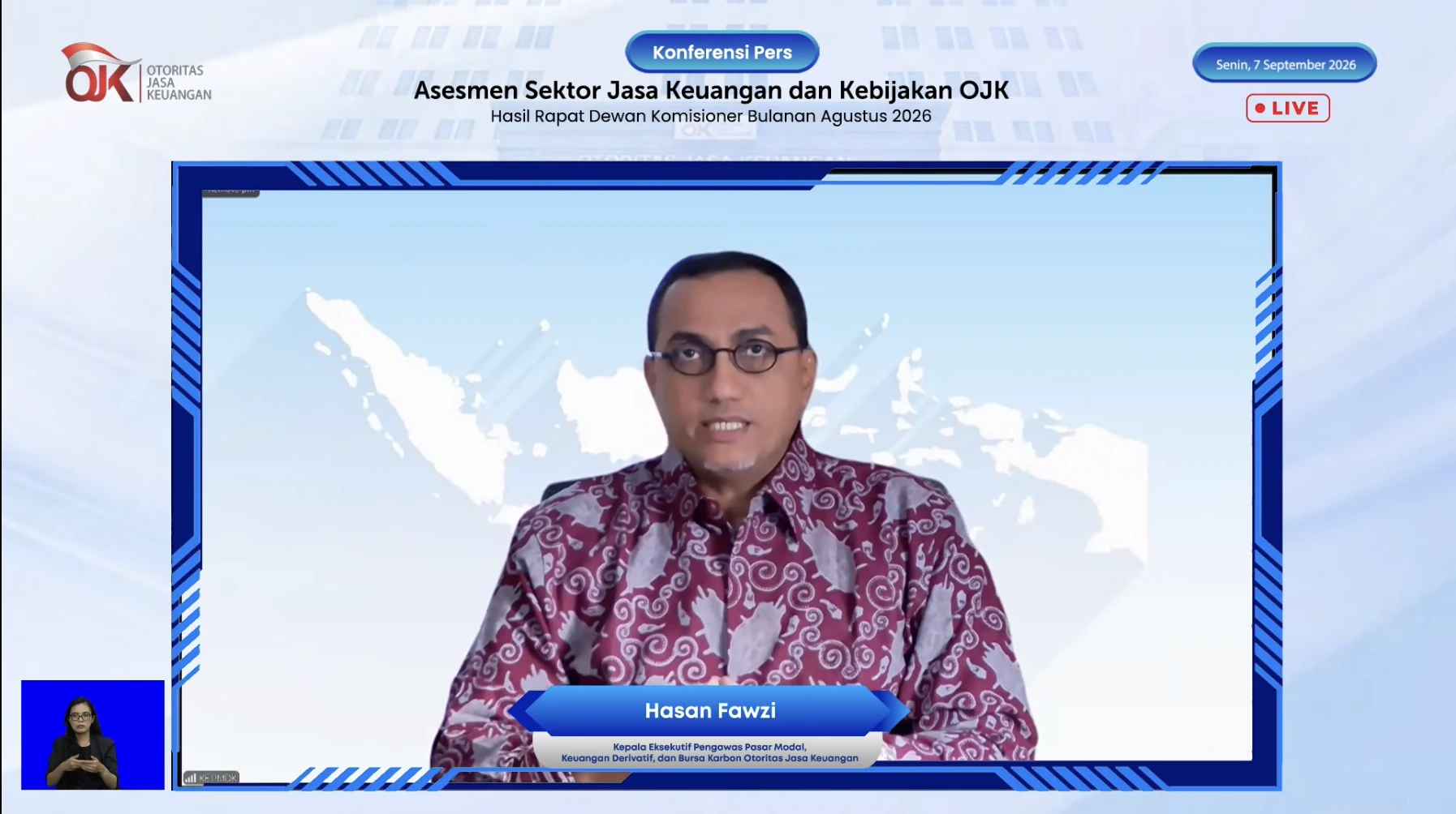 OJK Denda 113 Pihak Pasar Modal Rp104,63 Miliar