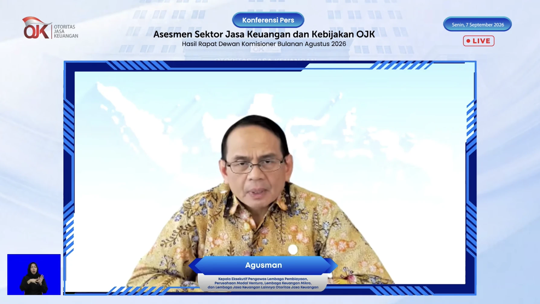 OJK Waspadai Risiko Kredit Pertanian Imbas Super El Nino