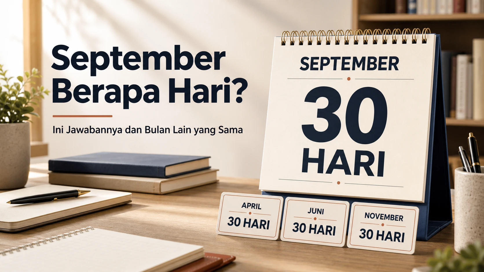 September Berapa Hari? Ini Jawabannya dan Bulan Lain yang Sama