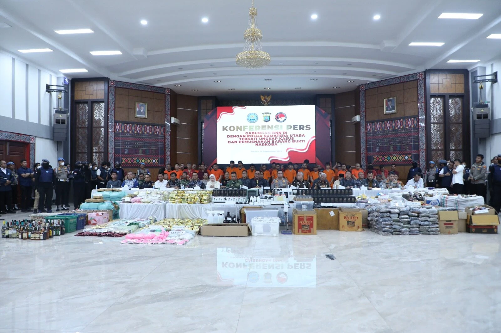 BNN Musnahkan 3,37 Ton Narkoba di Hari Anti Narkotika