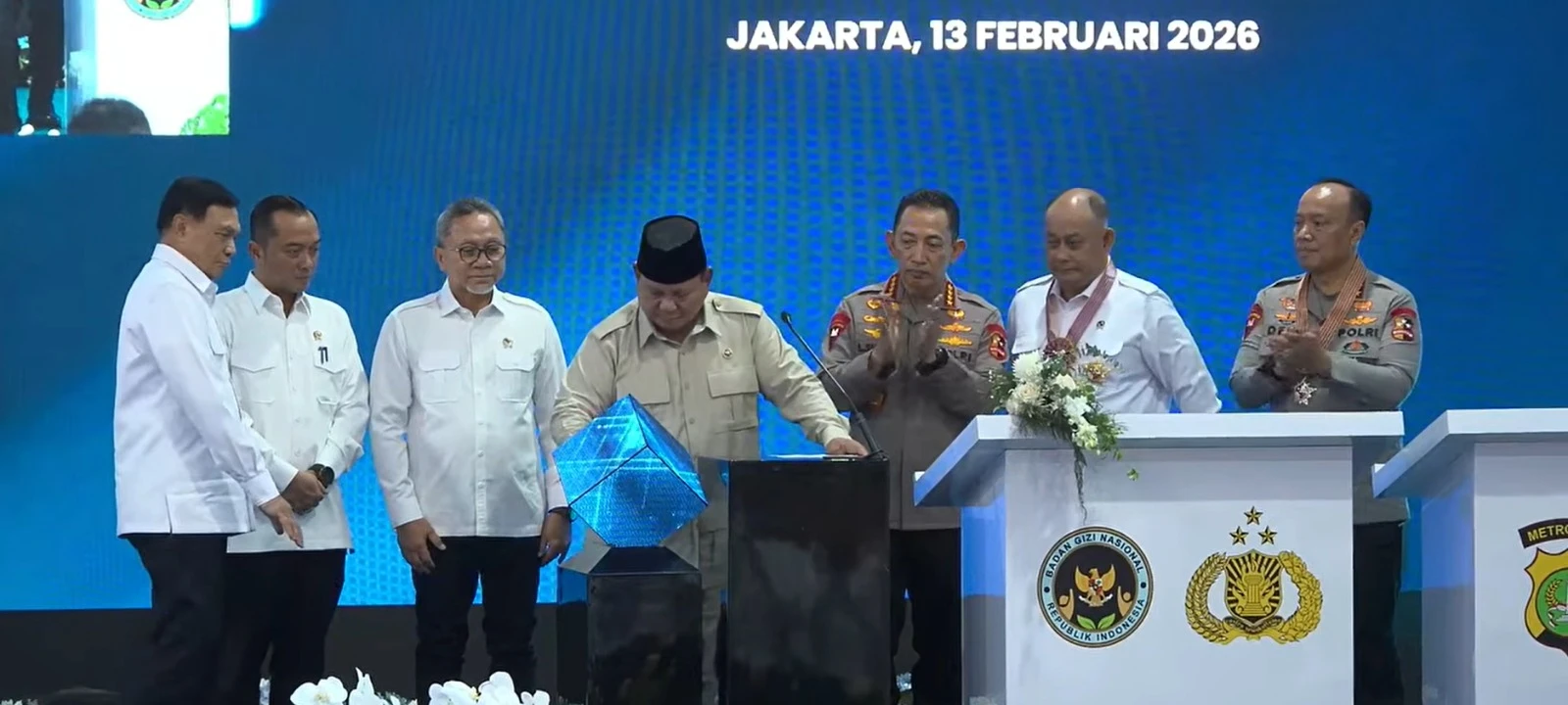 Prabowo Sebut Skala MBG Indonesia Setara Populasi Afrika Selatan
