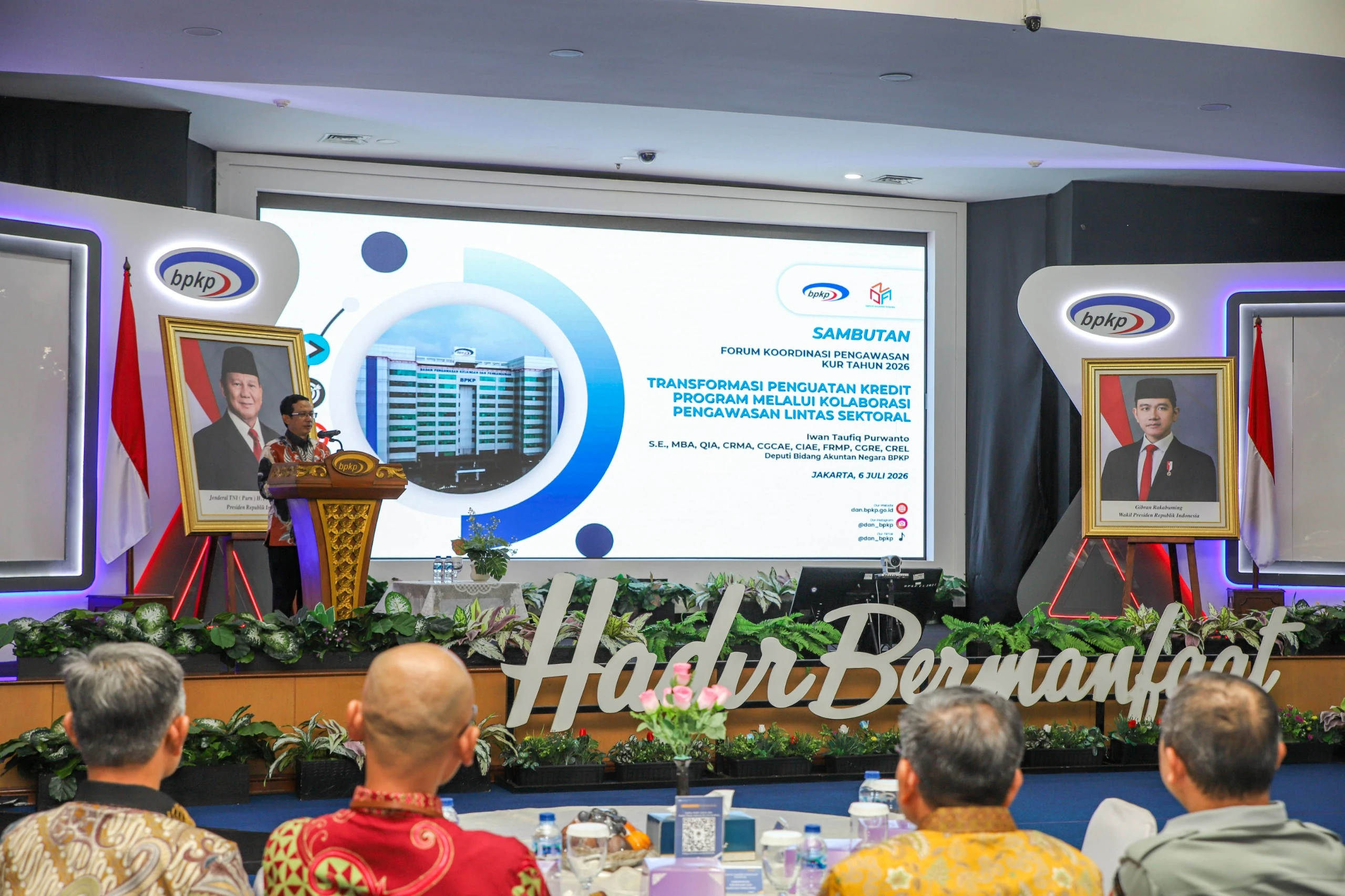 BPKP Dorong Pengawasan Terintegrasi Kredit Program Pemerintah