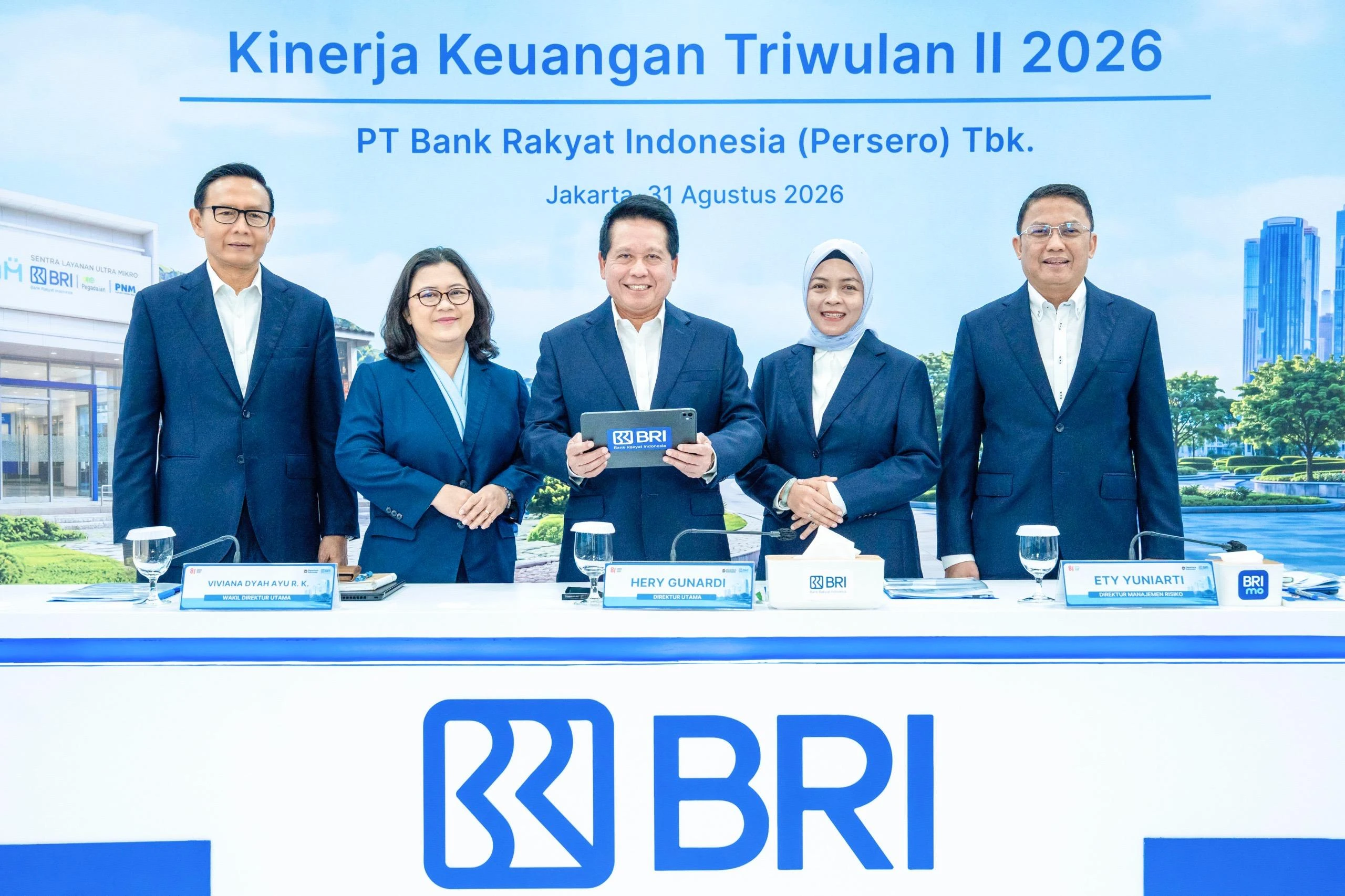 BRI Cetak Laba Rp31,2 Triliun, Tumbuh 17,5% di Semester I 2026