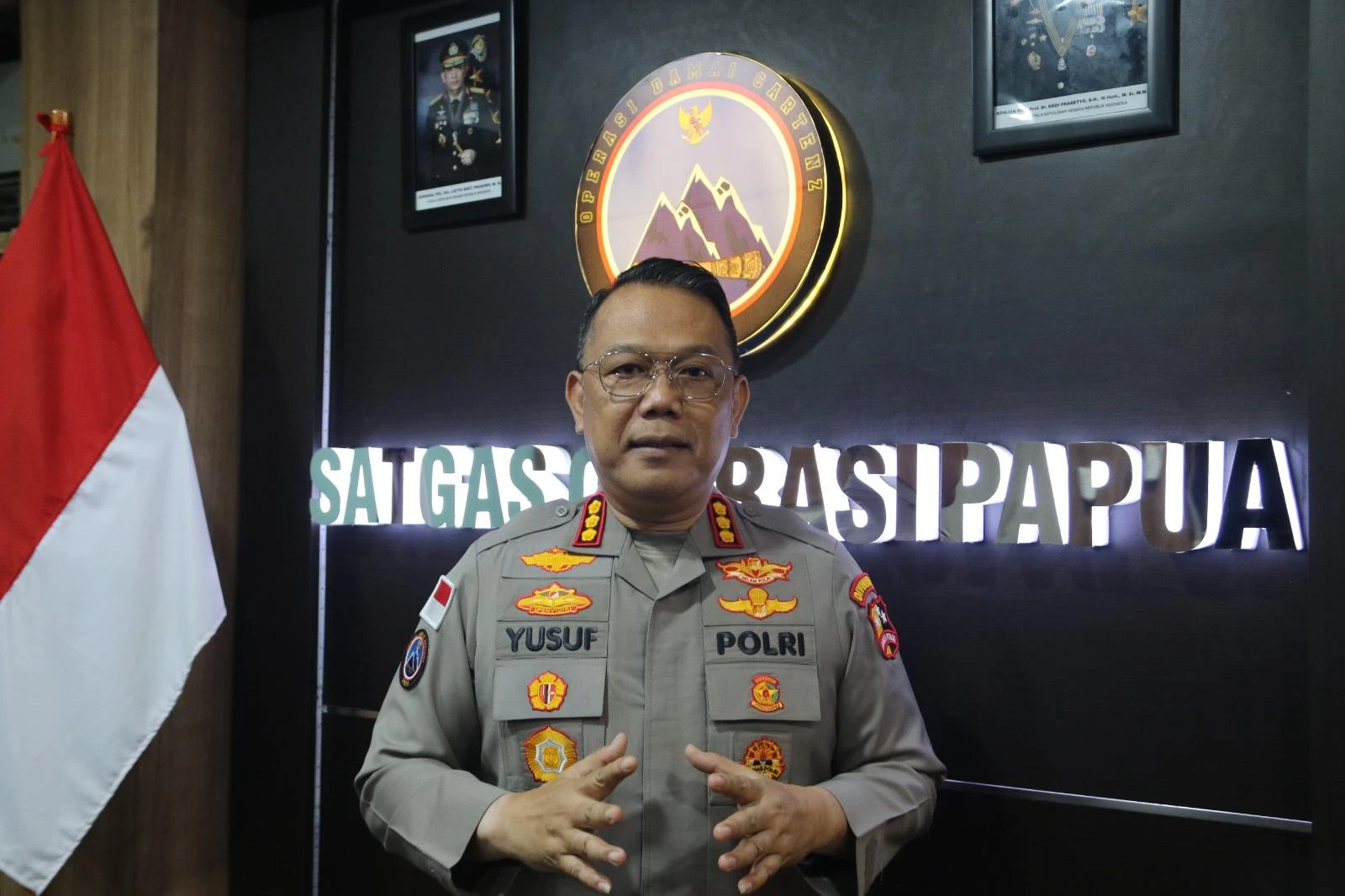 Kasatgas Humas Operasi Damai Cartenz 2026, Kombes Pol Yusuf Sutejo