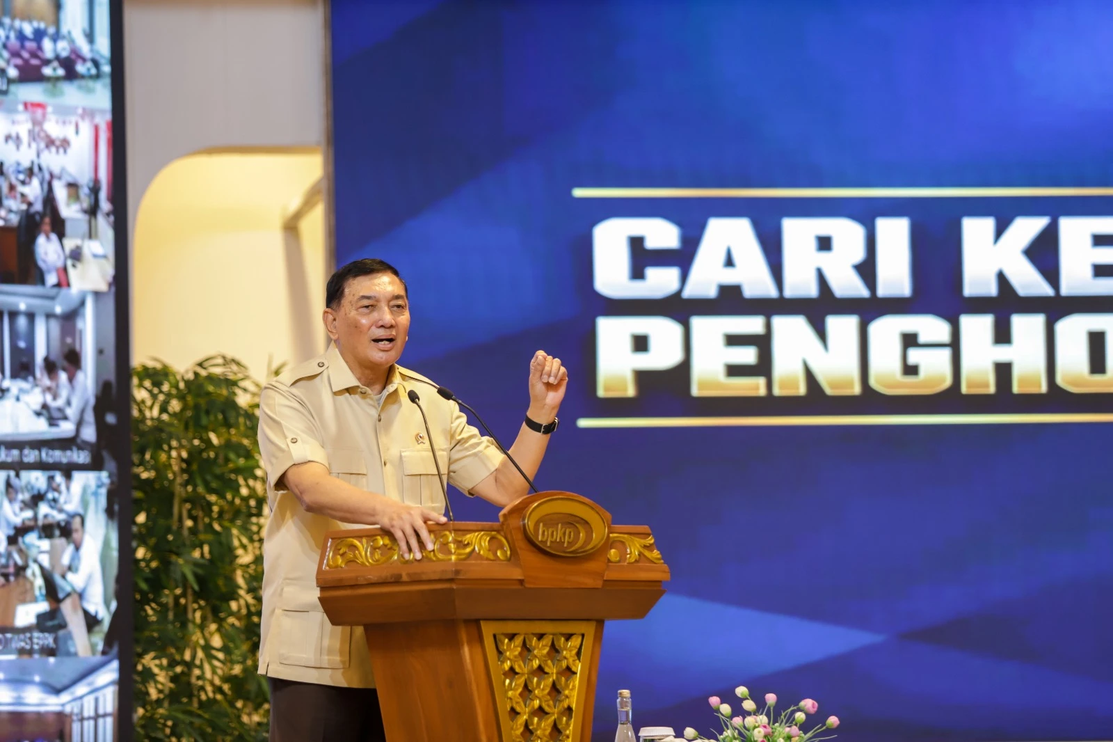 Menteri Pertahanan Republik Indonesia (Menhan RI) Sjafrie Sjamsoeddin, bpkp